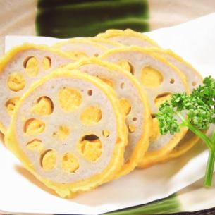 Kumamoto specialty, spicy lotus root
