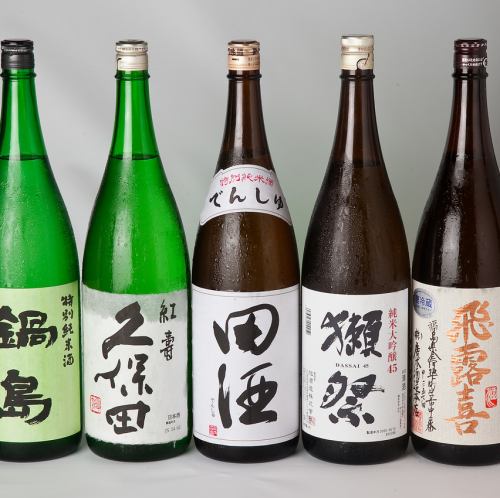 地酒も取り揃えております