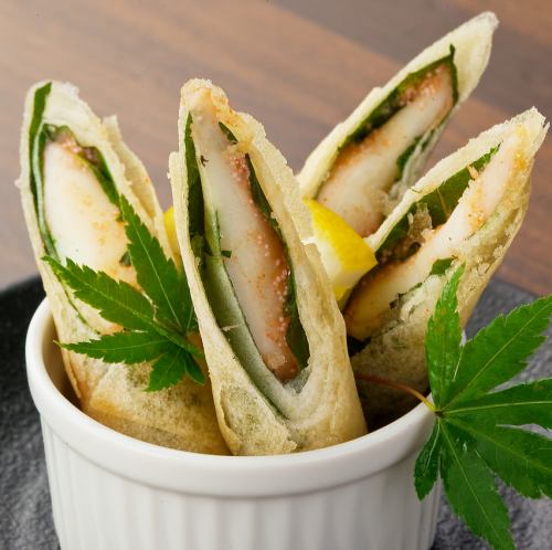 명란 치즈 춘권