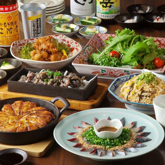 송년회 4,000엔 무제한 뷔페 코스