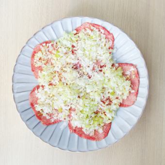 特色：上等葱花和咸生舌