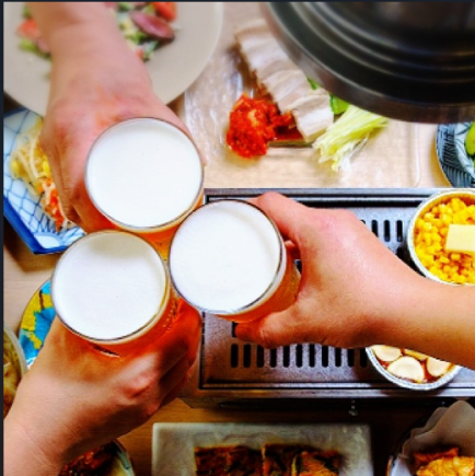 【平日ディナー限定!】ビールなども対象!120分単品飲み放題1,500円(税込)