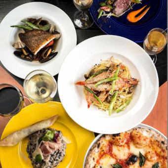[For 2-15 people] [Limited] [Year-end party course] 7-course meal with 90 minutes of all-you-can-drink ⇒ 6,000 yen (tax included)