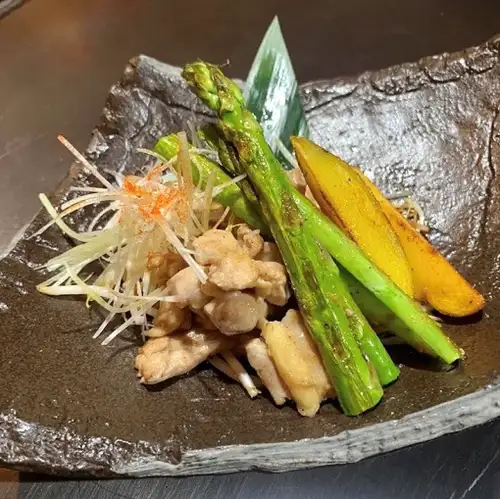 丹波産せせりのハーブ塩焼き