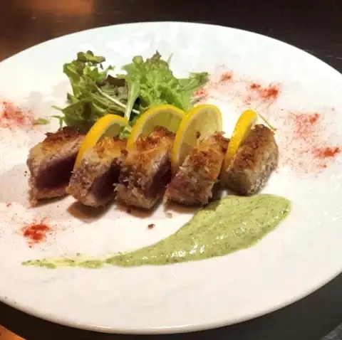 マグロバジルステーキ
