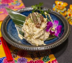 Potato salad with Watagarasu (Ryukyu Shudo)