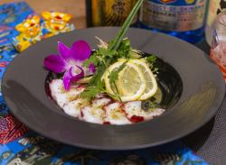 Island Octopus and Vegetable Salad with Shikwasa Pepper