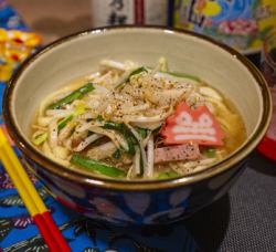 Island miso bean sprout soba (size selectable)