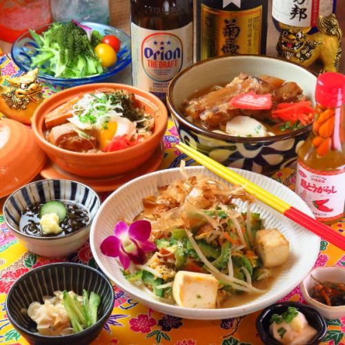 Okinawan cuisine with authentic flavors adapted for the masses