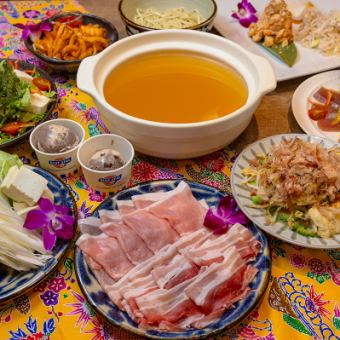 Ryukyu Course with 2 hours of all-you-can-drink! 5,500 yen (tax included)