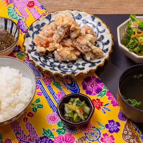 [Weekly special] Fried chicken set meal