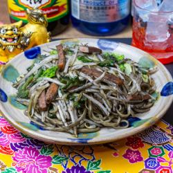 오징어 먹 류큐 소금 야키소바 (사이즈 선택 가능)