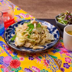 닭과 버섯의 일본식 파스타 (사이즈 선택 가능)