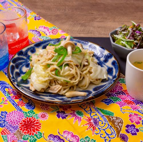 닭과 버섯의 일본식 파스타 (사이즈 선택 가능)