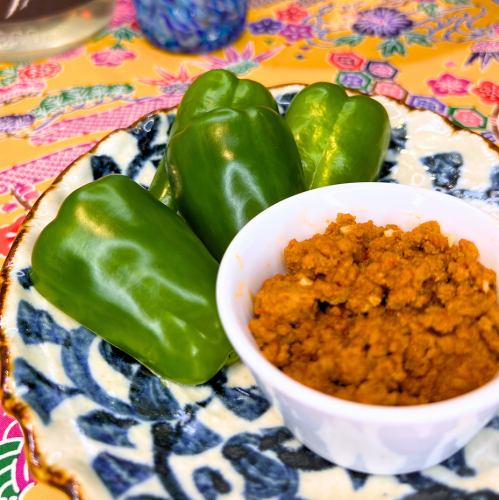 パリッパリのタコスピーマン