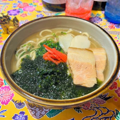あおさ沖縄そば