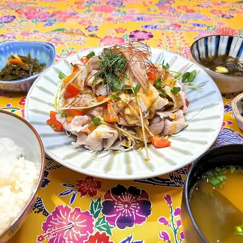 [Summer Limited] Cold Pork Belly Shabu-Shabu Set Meal