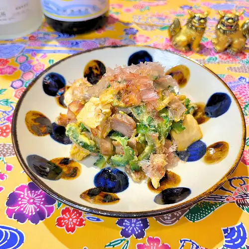 Bitter melon and pork belly stir-fry