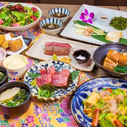 新琉球コース 飲み放題2時間付き！5,800円（税込）