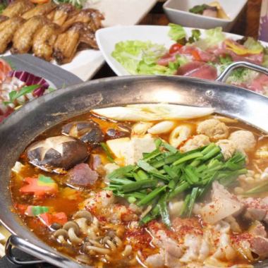 120-minute all-you-can-drink course with your choice of hot pot, 8 dishes in total, 4,000 yen
