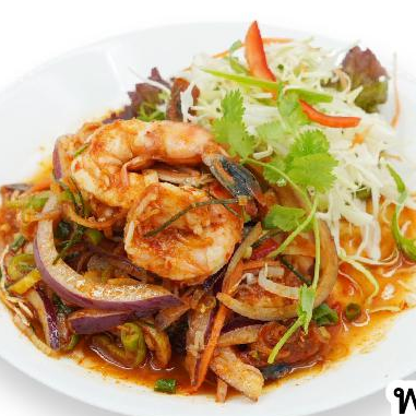 エビとレモングラススパイシーサラダ