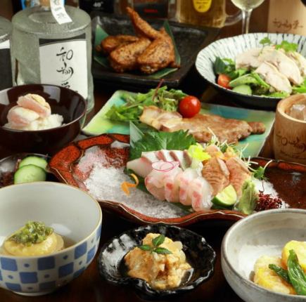 【2H飲放付】翔コース■◆すさみ豚の醤油麹焼きなど人気の逸品が大集合!≪全10品≫5000円