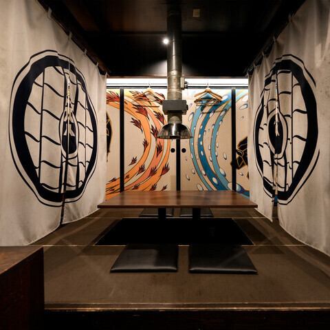 落ち着いた少人数向けの席