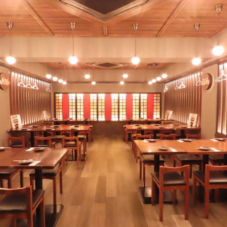 30～40名様でフロア貸切も可能です！平日は30名程度、週末は40名様～相談可能！お気軽にお問い合わせください。（※繁忙期等、貸切のご案内を致しかねる場合がございます。）