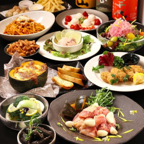 【1・2月】洋美 “ようび” コース　4,500円（税込）☆飲み放題付き