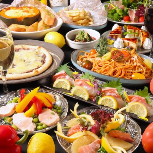 【6月/女子会/土~木限定】女子会コース3,680円(税込)☆飲み放題付き/(男性+300円)