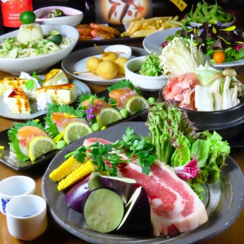 【6月】和彩 “わさい” コース4,500円(税込)☆飲み放題付き