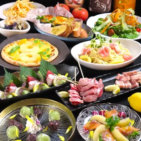 【7・8月／女子会／土～木限定】女子会コース3,680円（税込）☆飲み放題付き／（男性＋300円）