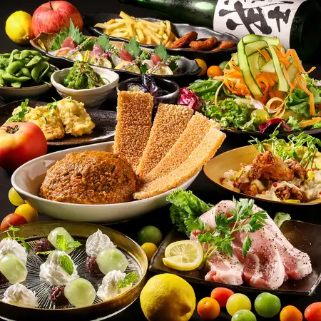 【7・8月】和彩 “わさい” コース4,500円（税込）☆飲み放題付き