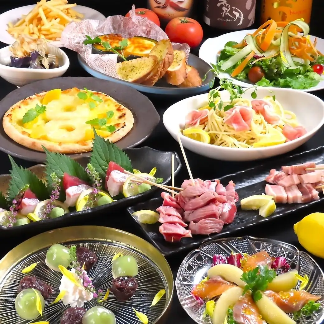 女子会コース飲み放題付3680円☆味よし・ビジュよし・コスパよし