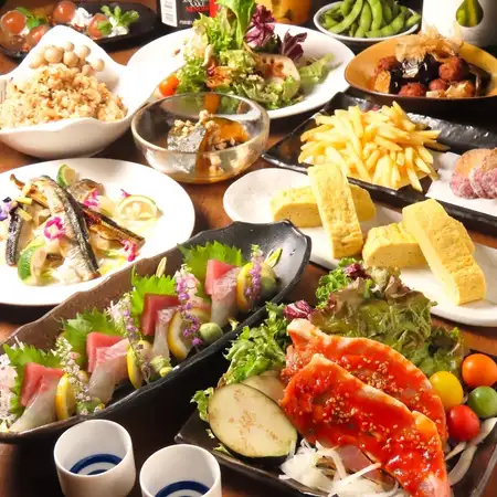 [October & November] Wasai Course 4,500 yen (tax included) ☆ All-you-can-drink included