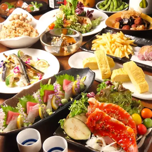 【10・11月】和彩 “わさい” コース4,500円（税込）☆飲み放題付き
