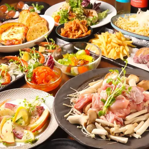【10・11月】洋美 “ようび” コース 4,500円(税込)☆飲み放題付き