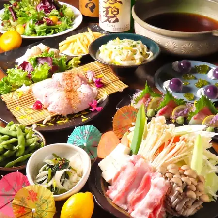 [December/Saturday-Thursday only] Yuraku Course 3,800 yen (tax included) ☆ All-you-can-drink included