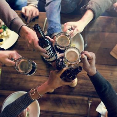 ゆっくり居座れる『女子会コース』3H飲み放題付き全10品3500円