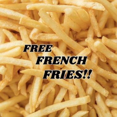 ★【当日OK】ポテト食べ放題+2品+約150種飲み放題★2次会コース!3500円★