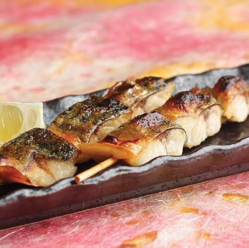 烤咸鯖魚串（2根）