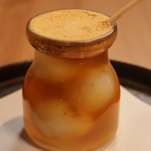 Soybean Flour Cemitarashi Jar Dumplings