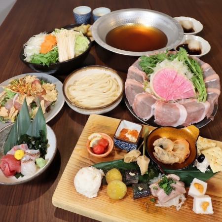 고베 돼지 유자 샤브 "아"코스 (무제한 90 분 포함)