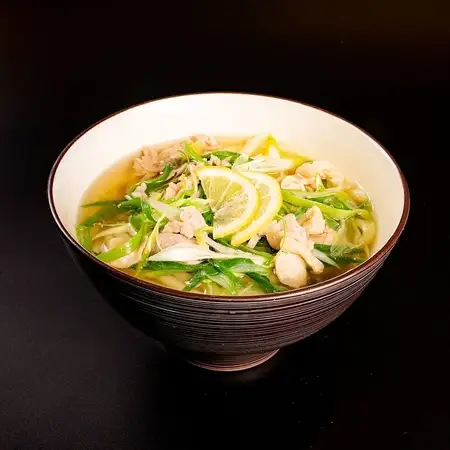 九条葱の鶏塩南蛮うどん