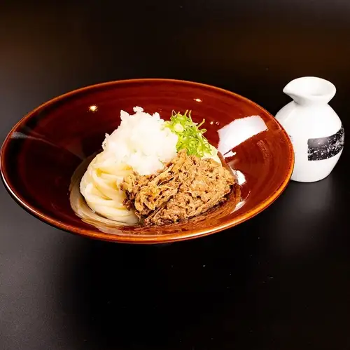 国産牛肉と鬼おろしぶっかっけうどん