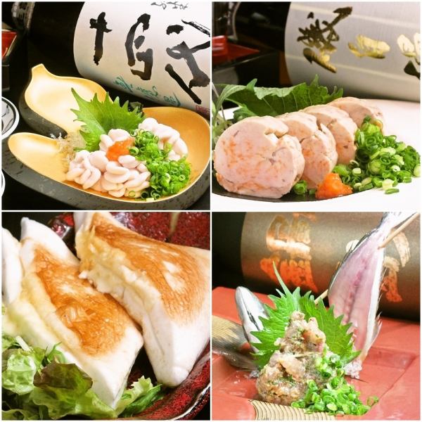 A number of exquisite dishes of [Shunsai Shunyo Bibi]!