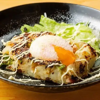 鉄板ポテサラ