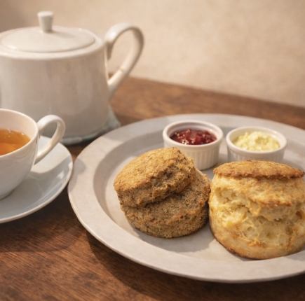 ※2時間制※焼きたてスコーンのクリームティー(1名様)