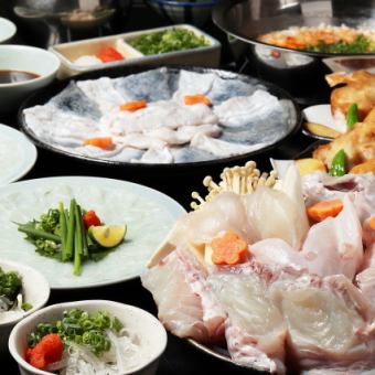 [僅限烹飪]“河豚套餐[雅]”，充滿了大阿拉和炸雞等令人滿意的河豚魚