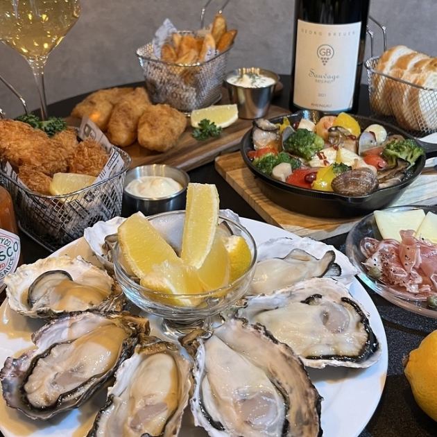 ヤングコース全5品＋2H飲み放題付き 5960円(税込) | ヤングオイスター
